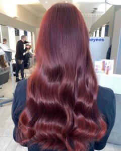 Red Hair Colour at Cheynes Hairdressing Salon in Edinburgh